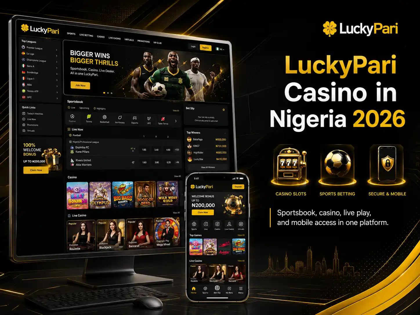 LuckyPari Casino in Nigeria 2026