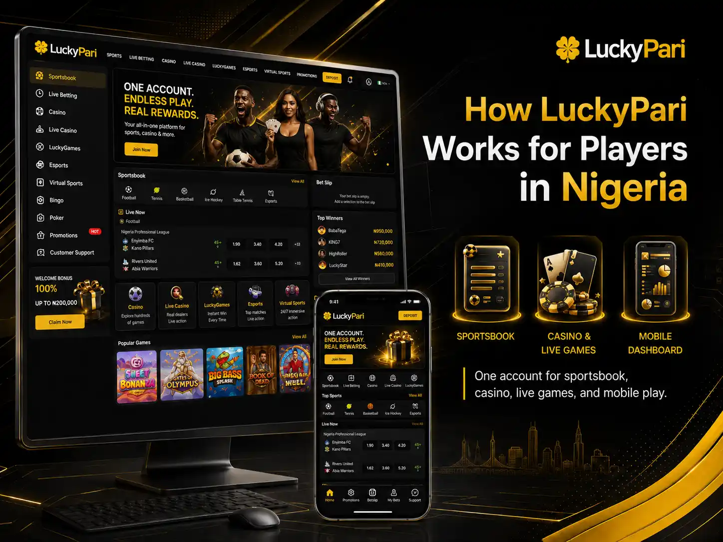 How LuckyPari Works for Players in Nigeria