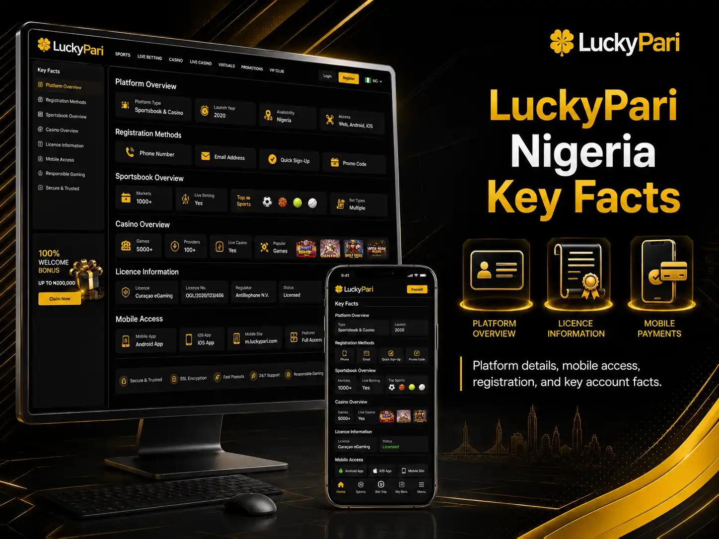 LuckyPari Nigeria Key Facts
