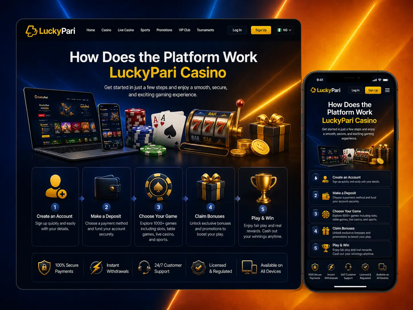 What is LuckyPari Nigeria and How the Platform Works